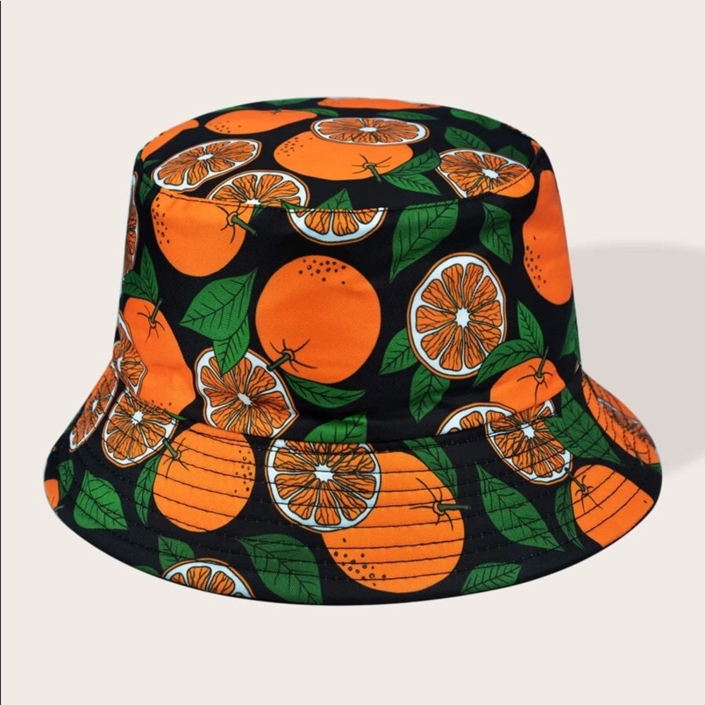 Fruit Print Bucket Hat